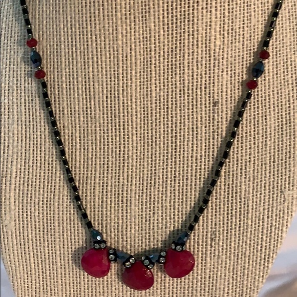 Real ruby Stone Necklace - Picture 3 of 4